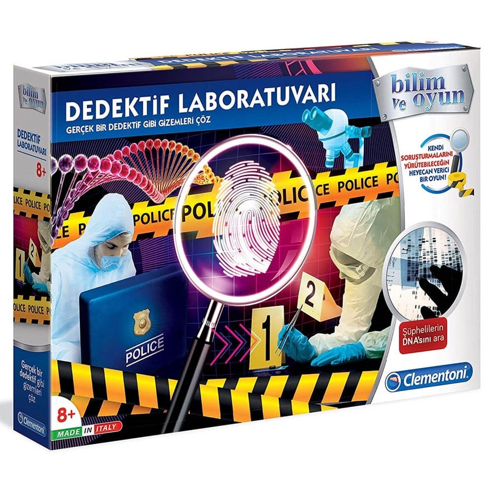 Dedektif Laboratuvarı Bilim ve Oyun +8 Yaş