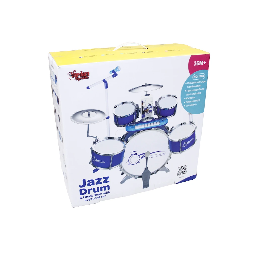 Mikrofonlu Mp3 Çalar Bateri Set