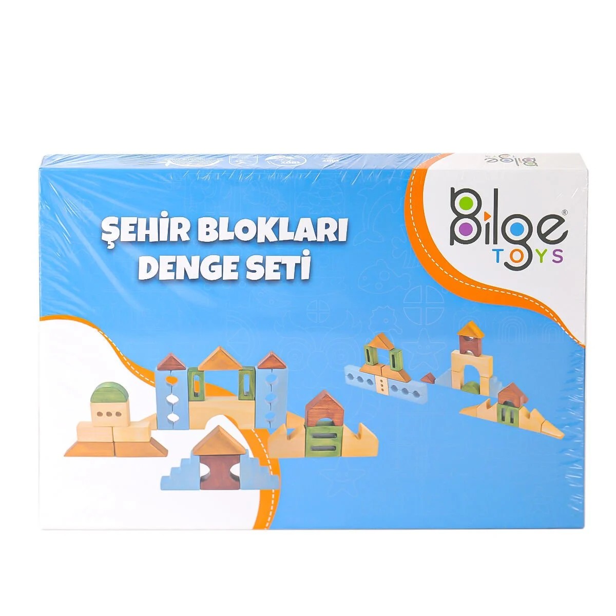Ahşap Şehir Blok Seti 26 Parça