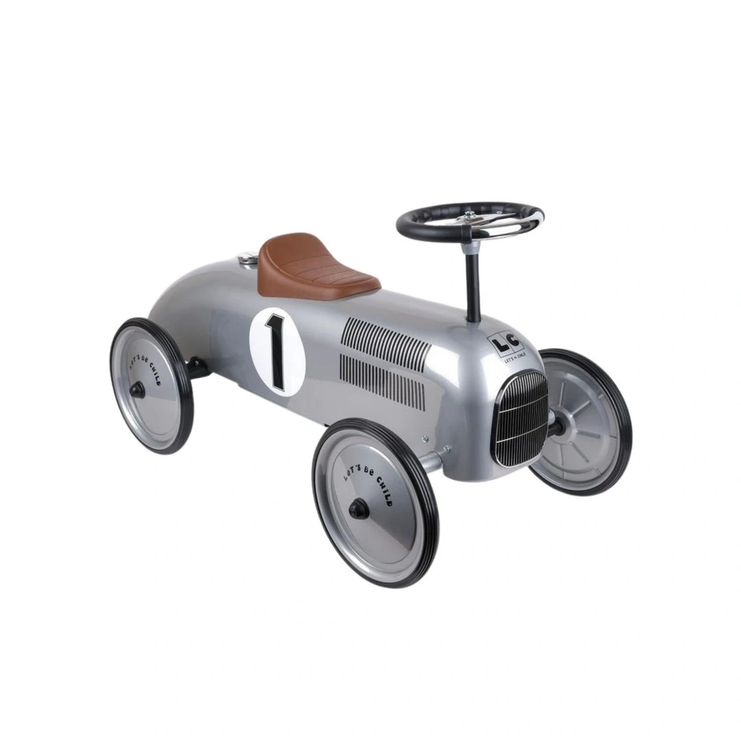 Vintage Klasik Arabam, Gümüş Gri