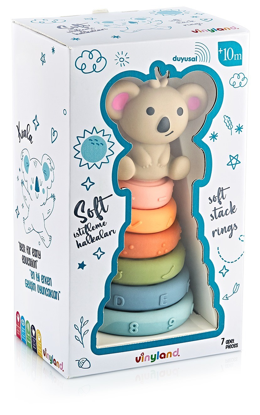 Soft İstifleme Halkaları/ Koala (7'li Set)
