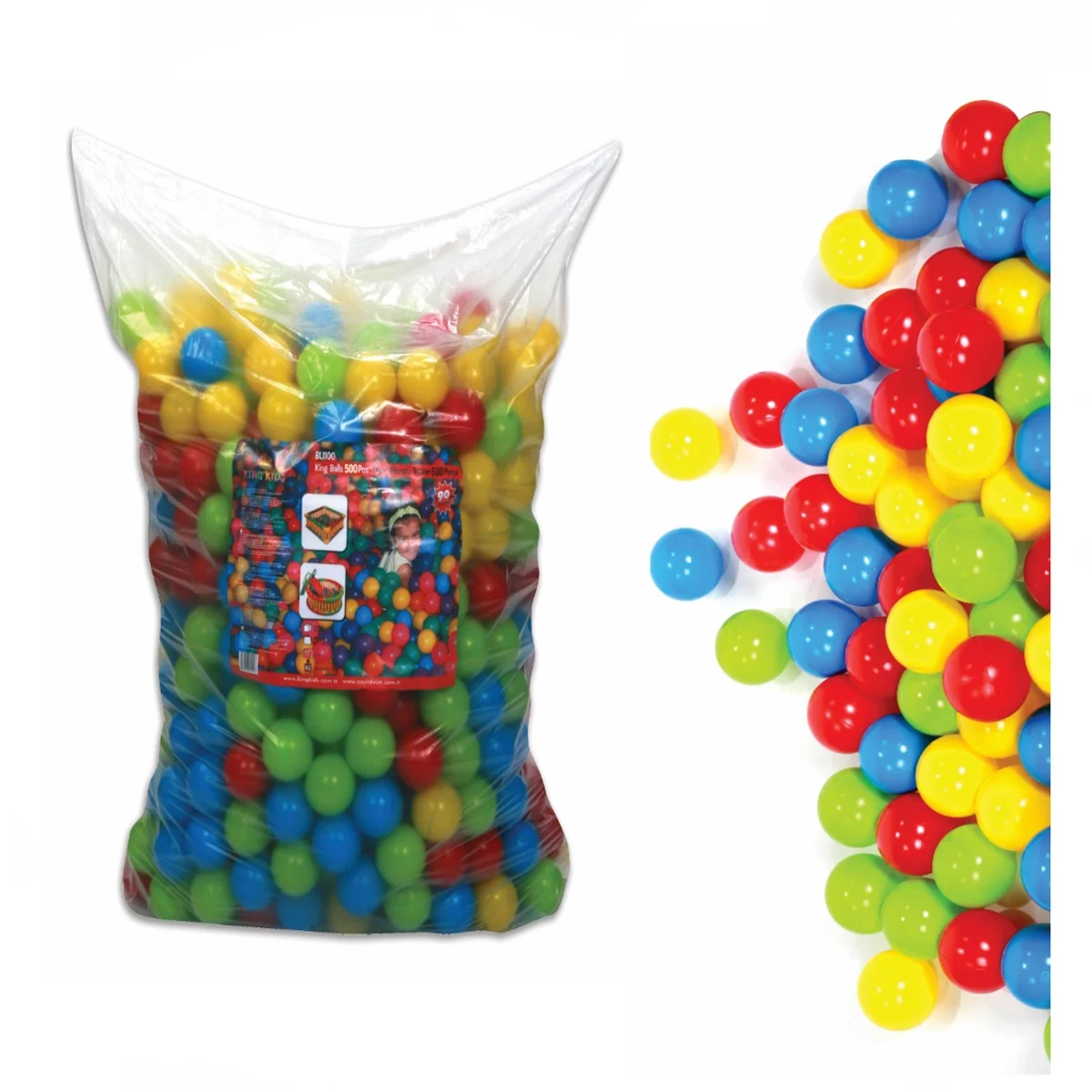 Top Havuzu Topları 500'lü 65mm