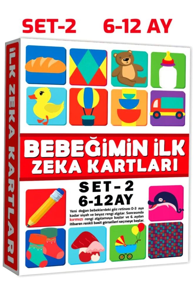 Bebeğimin İlk Zeka Kartları 6-12 Ay Set