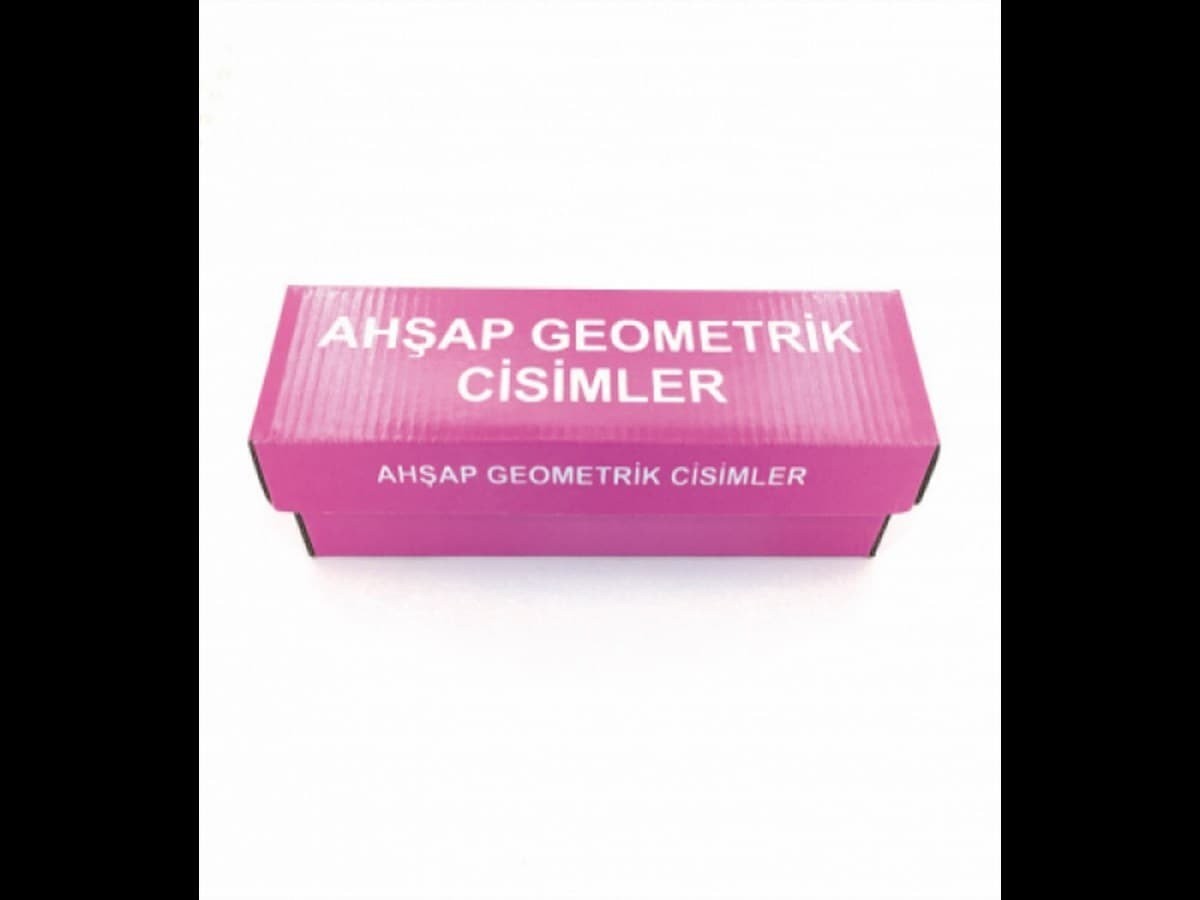 Ahşap Geometrik Cisimler 19 Parça