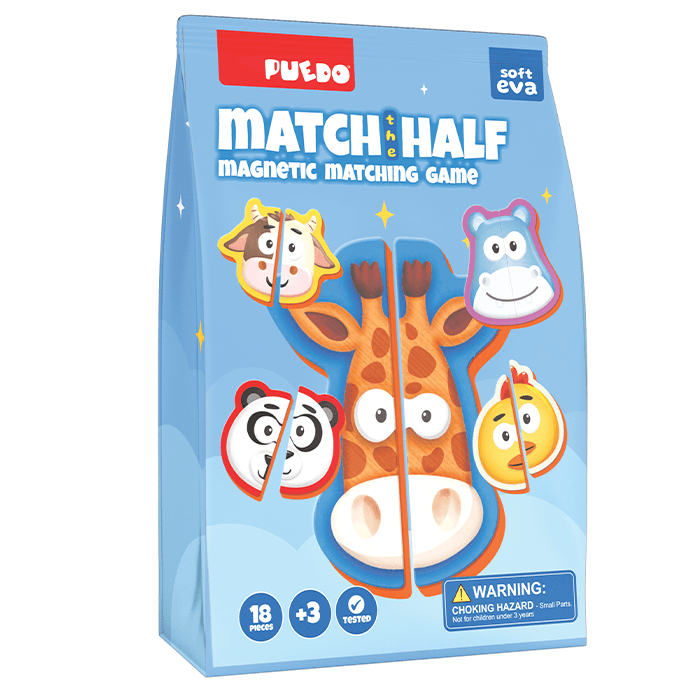  Manyetik Eşleştirme Oyunu - Match The Half