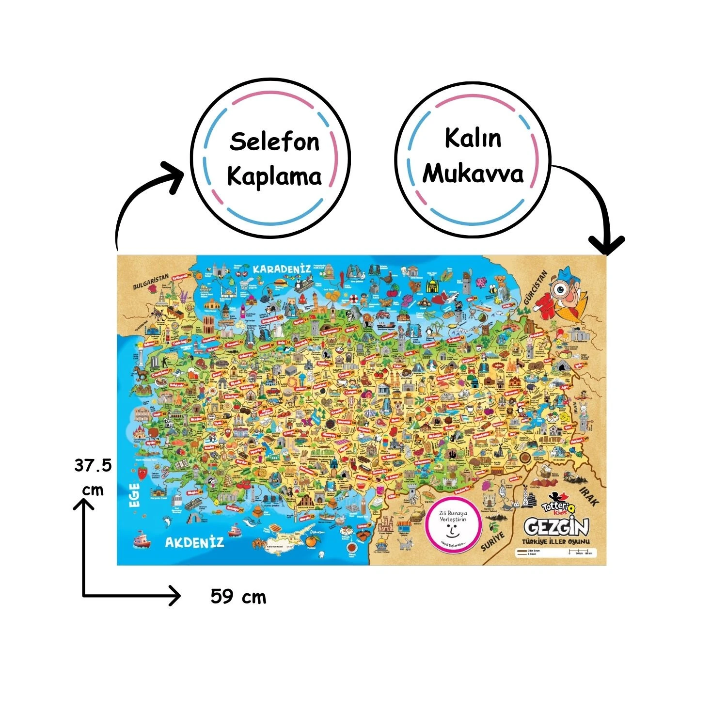  Gezgin Türkiye İller Oyunu