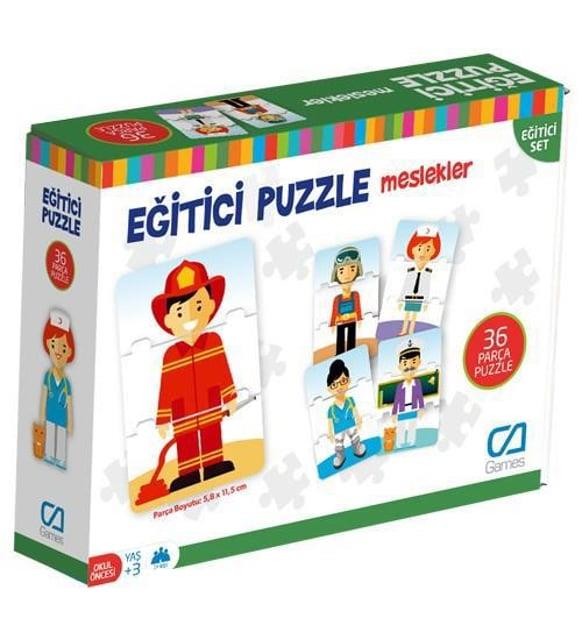 Eğitici Puzzle Meslekler