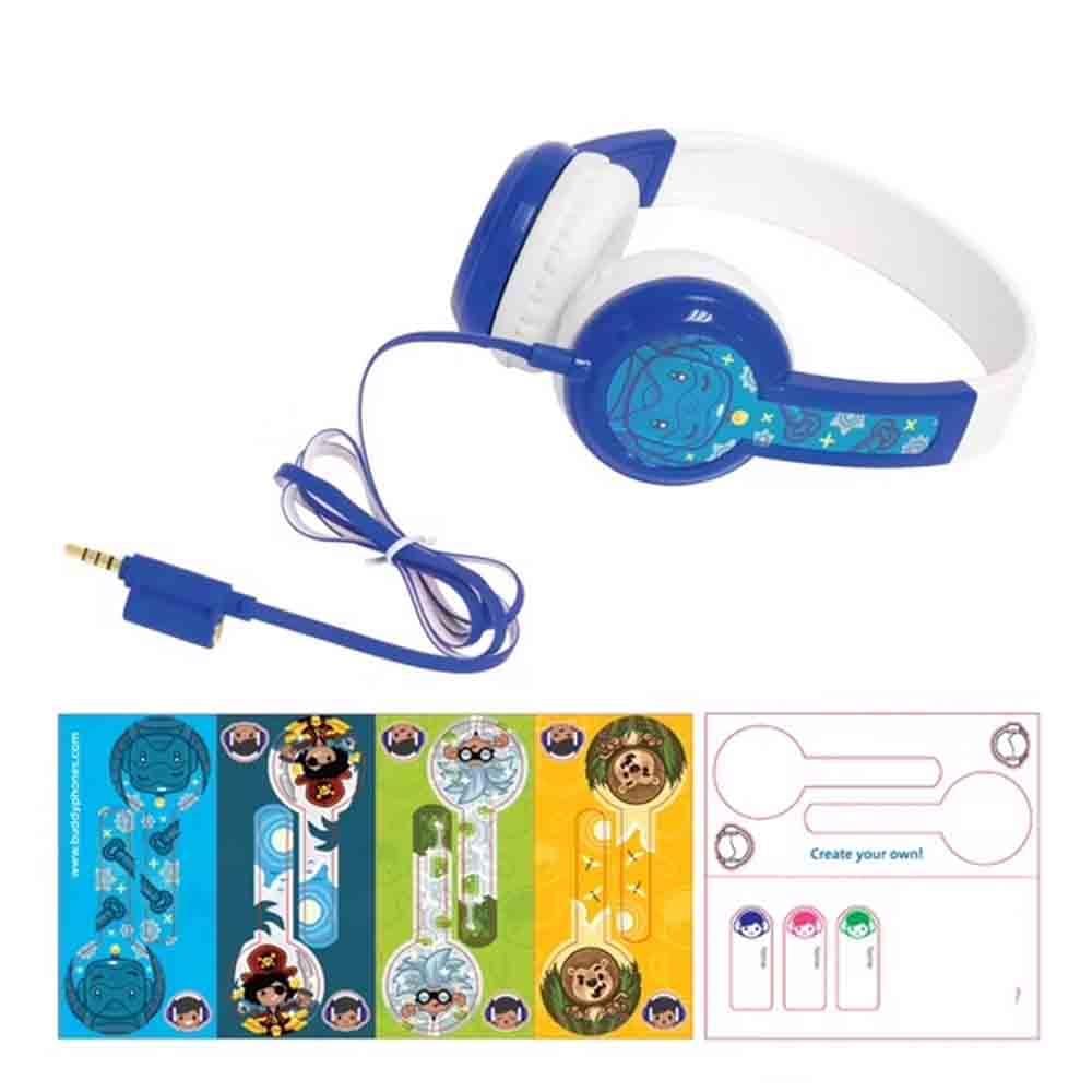 BuddyPhones Discover - Kulak Üstü Kulaklık Koyu Mavi