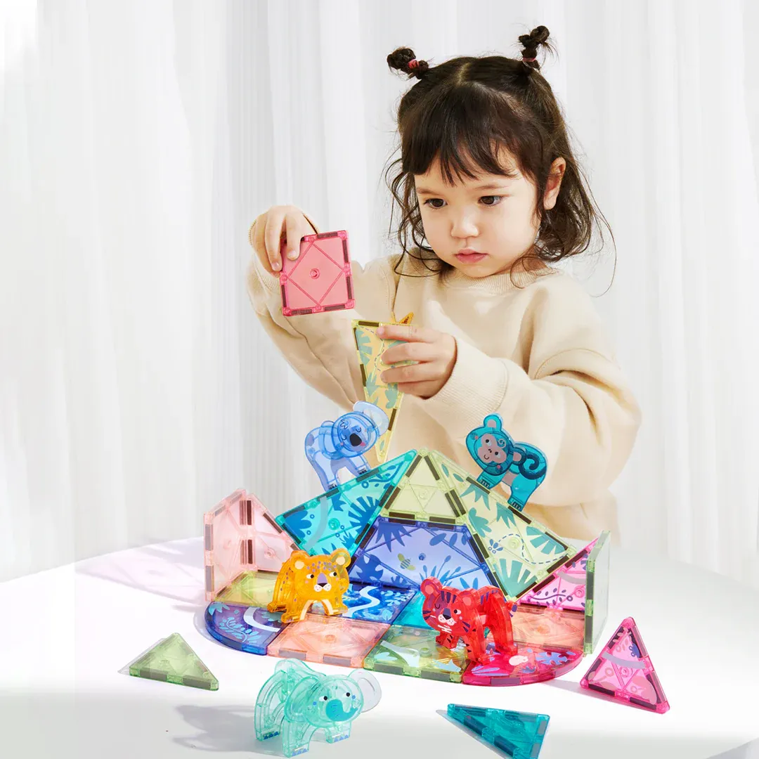 Renkli Magnetic Tiles - Sihirli Orman