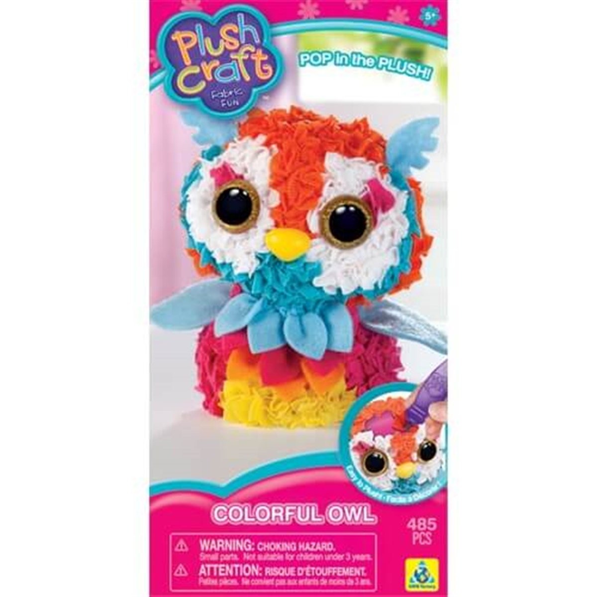 PlushCraft™ Colorful Owl (3D)