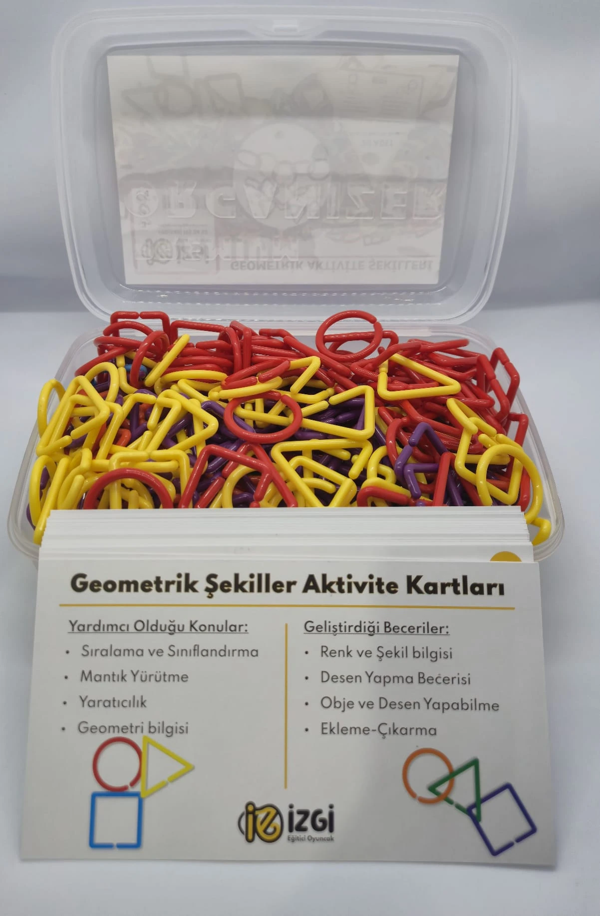 Geometrik Aktivite Şekilleri Ve Kartları