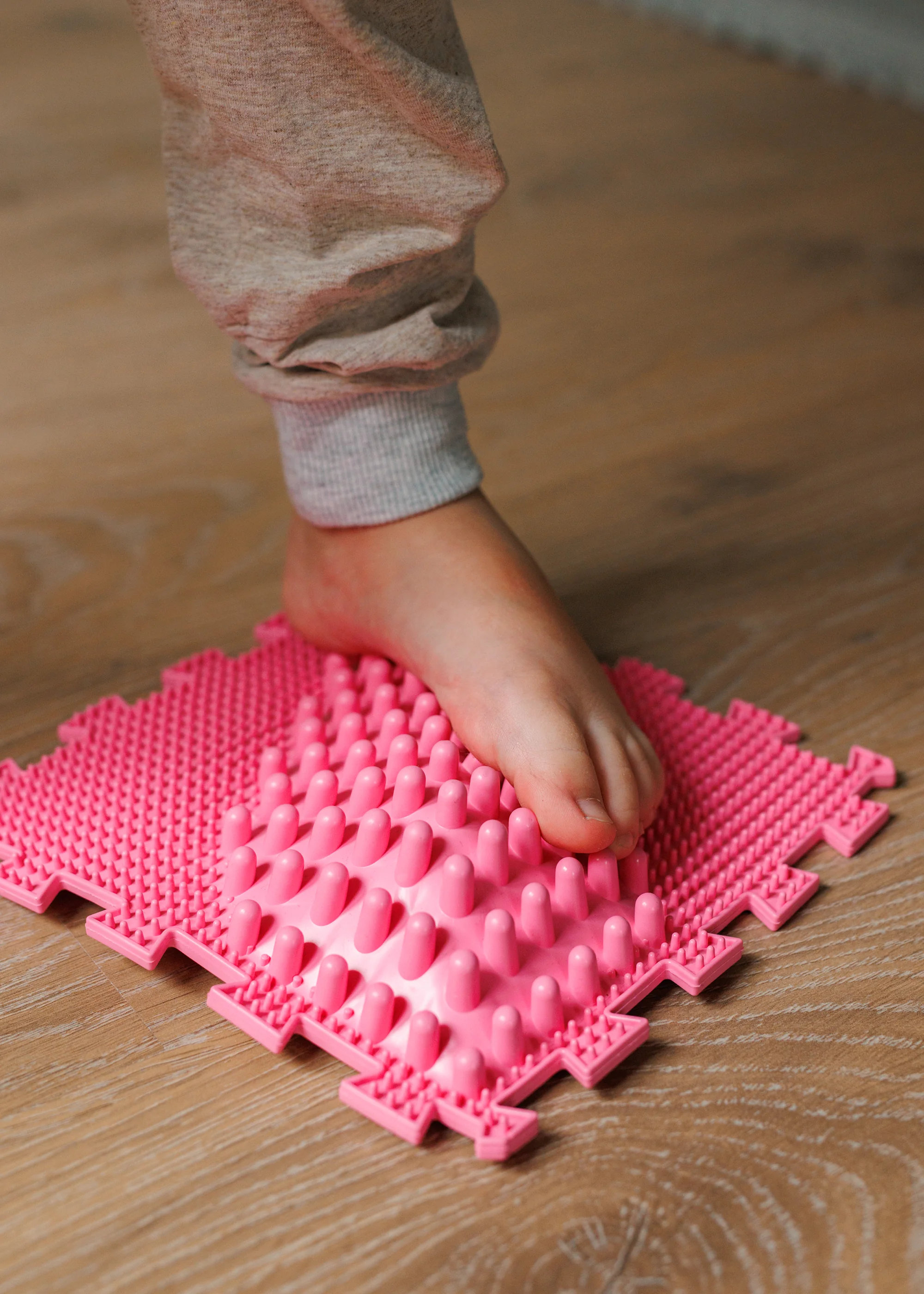 2 Modüllü Dalga Ortopedik Halı Çocuk Duyu Matları Puzzle Çocuk Masaj Halıları