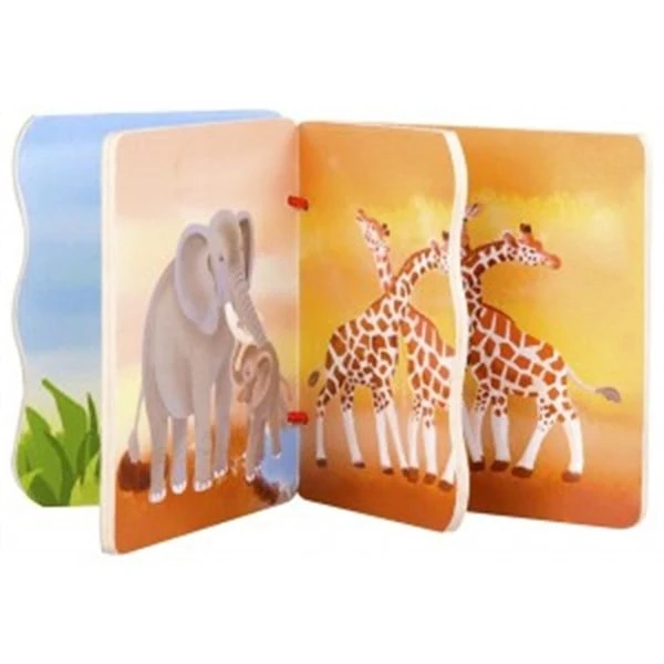 Classic World Ahşap Kitabım Vahşi Hayvanlar