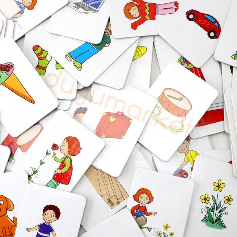 Yukakıds Konuşma Kartları (Nesne-Eylem İlişkisi)