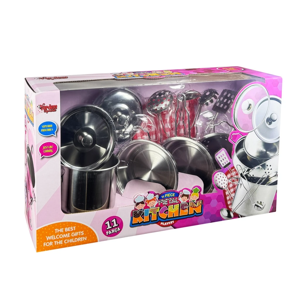 Çelik Tencere Tava Seti 11 Parça