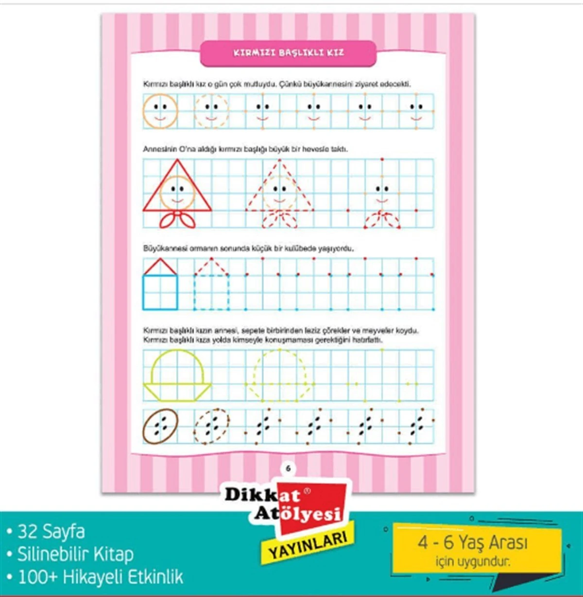 100 Etkinlikte İnce Motor Gelişimi (Hikaye Anlatımlı)