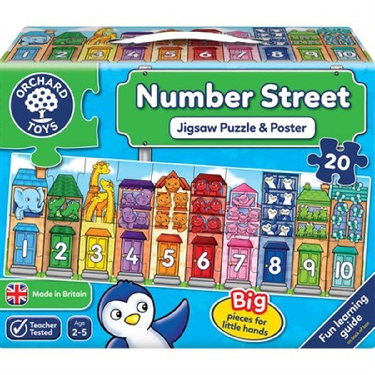 Number Street Çocuk Puzzle