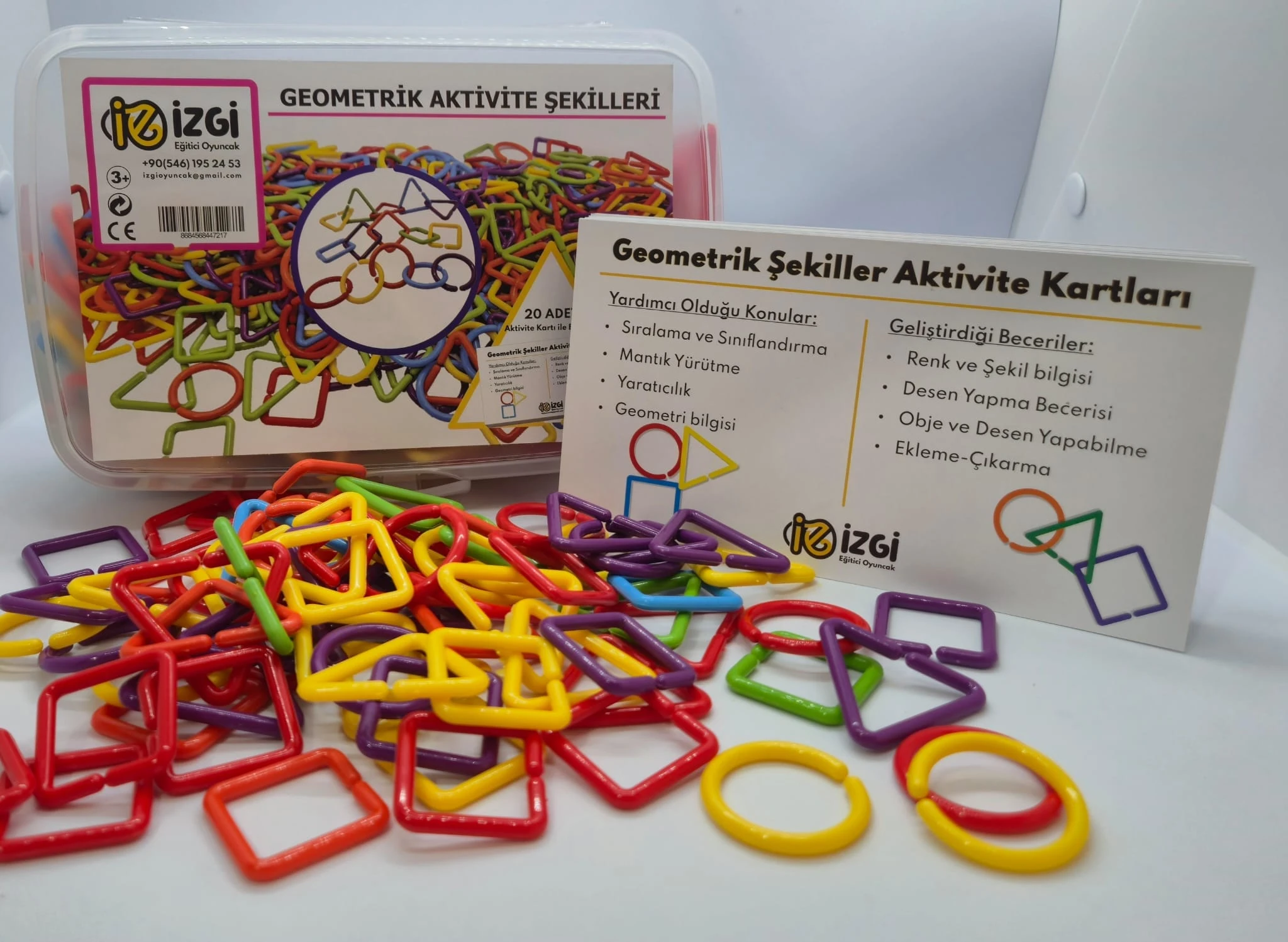 Geometrik Aktivite Şekilleri Ve Kartları