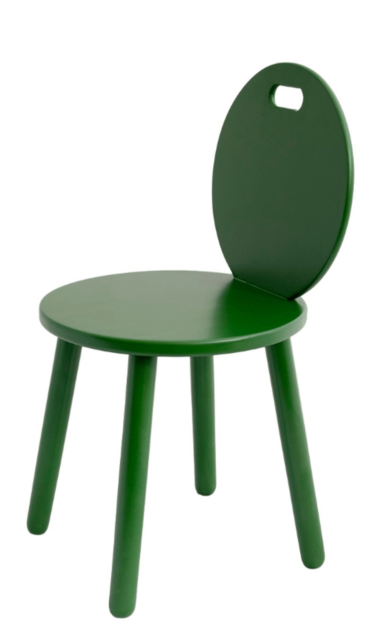 Figürlü Renkli Ahşap Sandalye 34X34X32