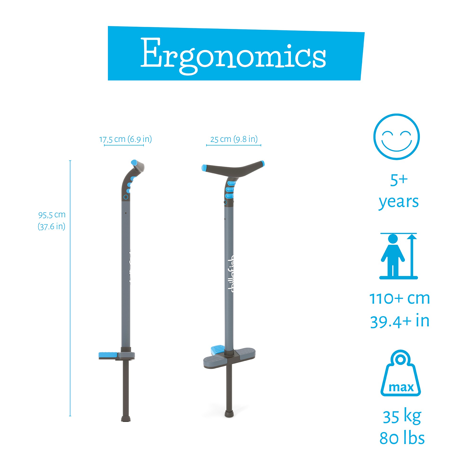 Pogo Stick - Mavi Çocuk