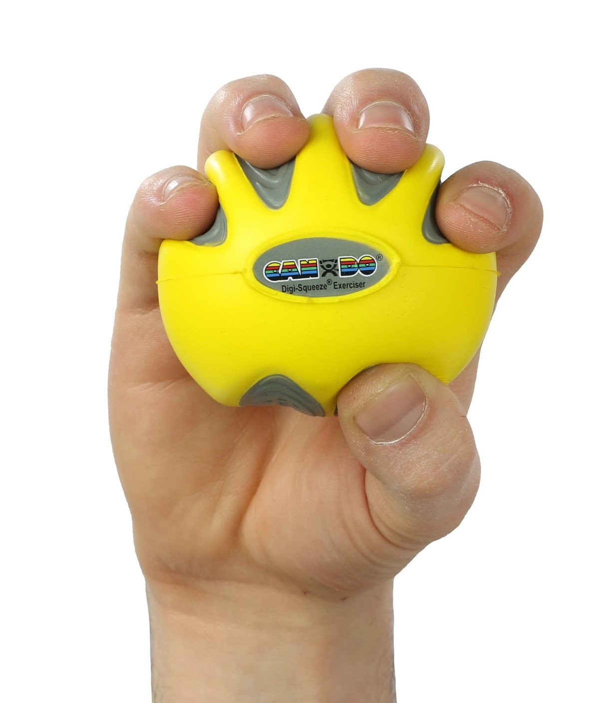 Cando Digi Squeeze El Egzersiz Topu Sarı Hafif
