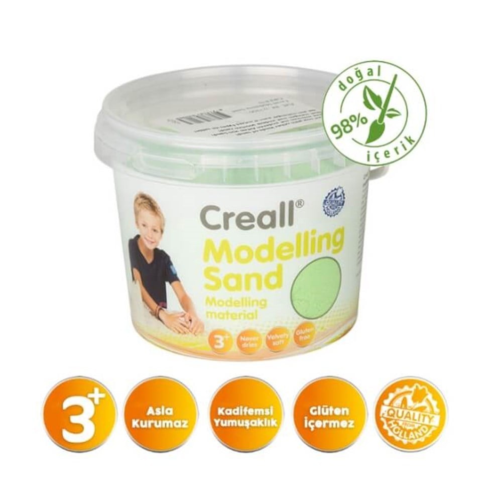 Creall Kinetik Modelleme Kumu - Sarı 750gr.