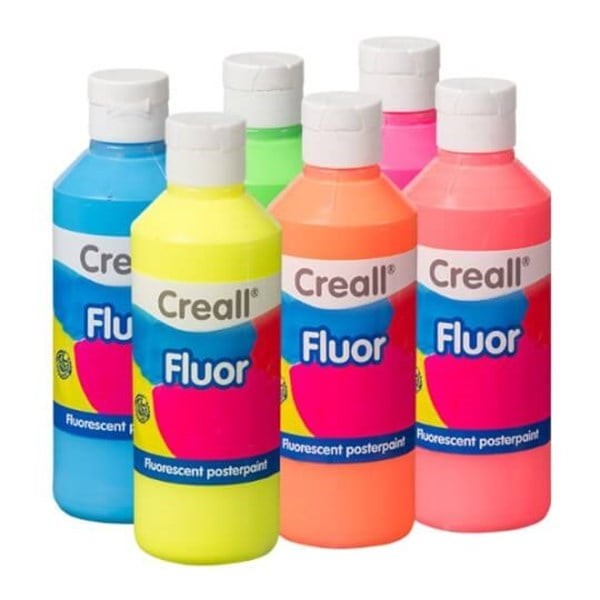 Creall Fluor Floresan Boya 6x250 ml.