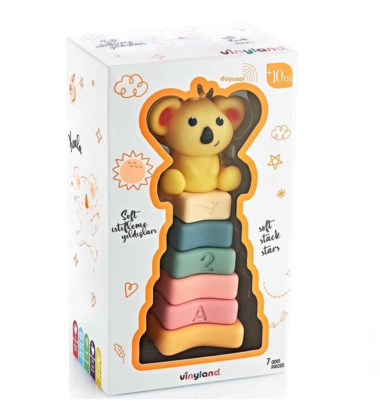 Soft İstifleme Yıldız/Koala (7'li Set)