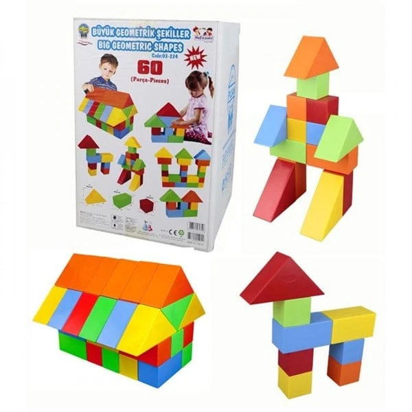 Pilsan Geometrik Şekiller 60 Parça