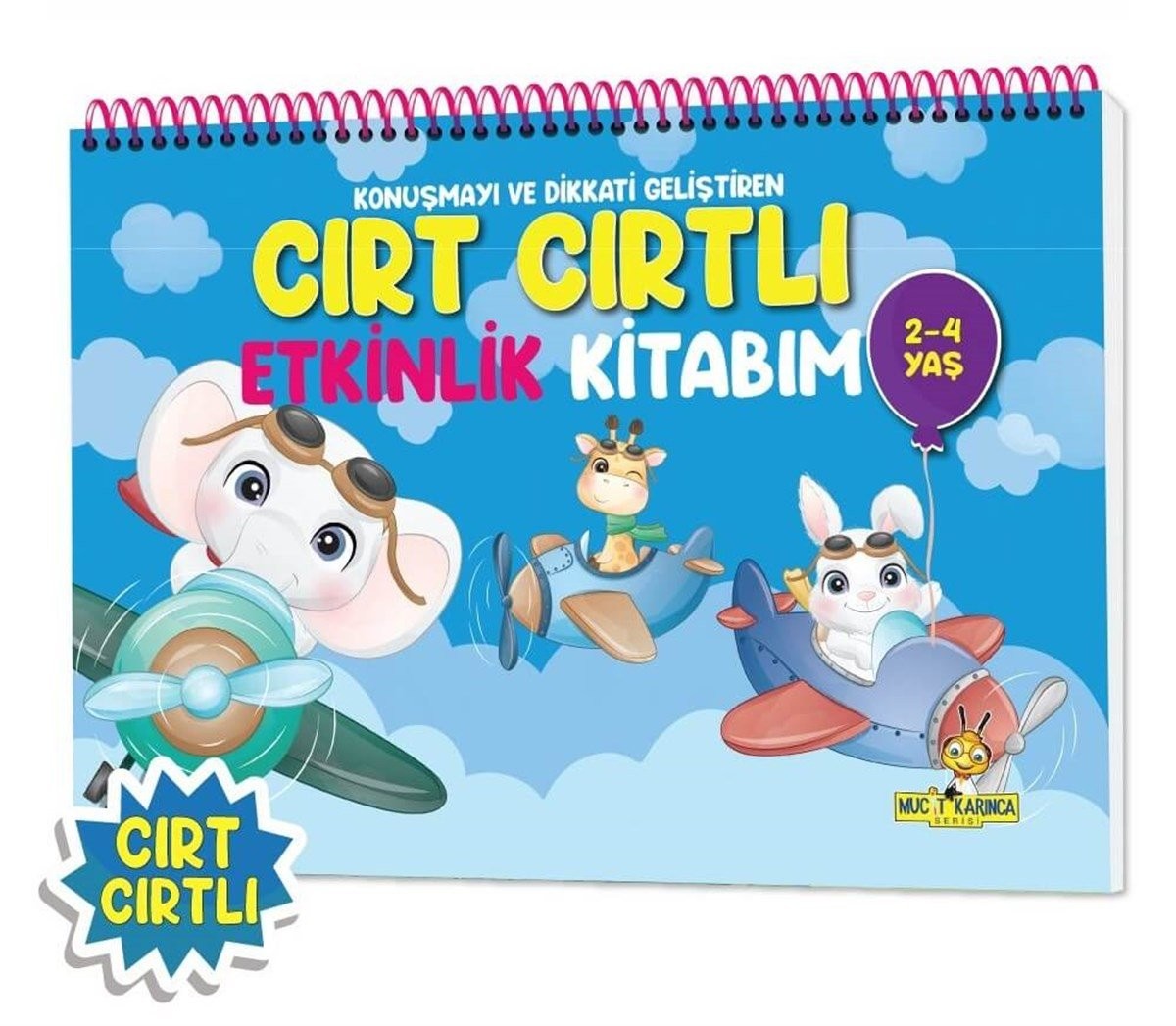 Konuşma ve Dikkati Geliştiren Cırt Cırtlı Etkinlik Kitabım: 2-4 yaş