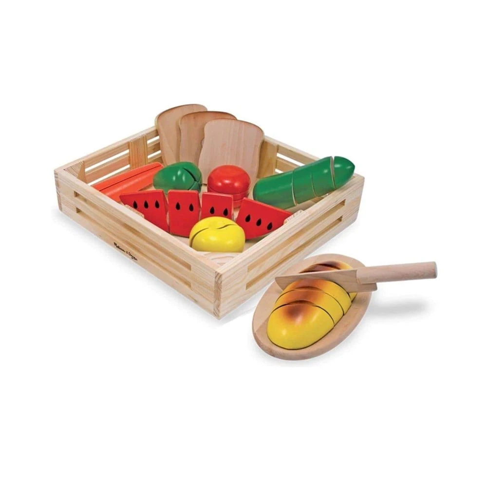 Melissa&Doug Ahşap Kes Oyna Gıdalarımız