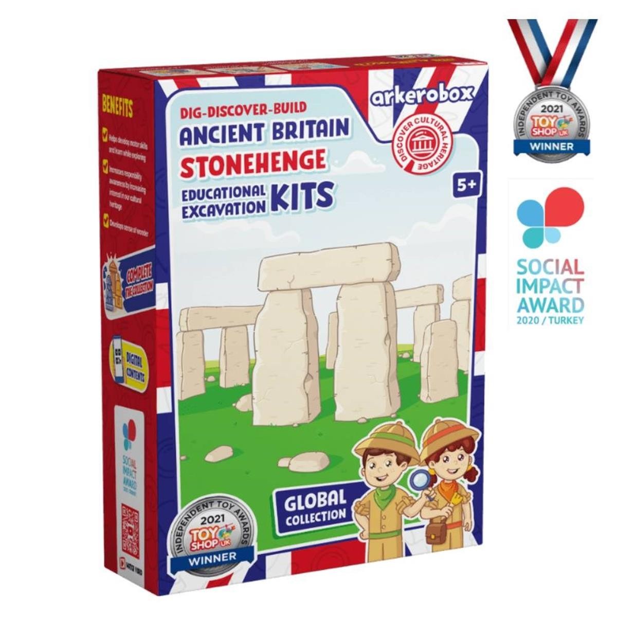 Antik Britanya Stonehenge Eğitici Arkeolojik Kazı Seti
