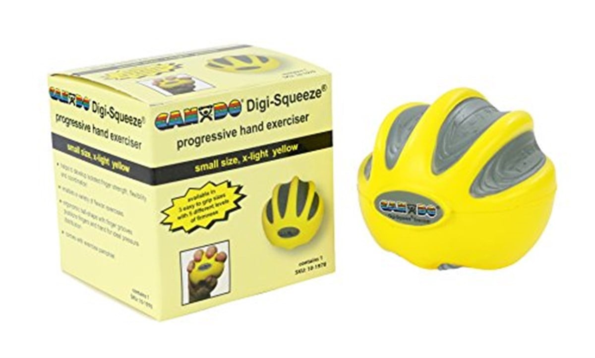Cando Digi Squeeze El Egzersiz Topu Sarı Hafif