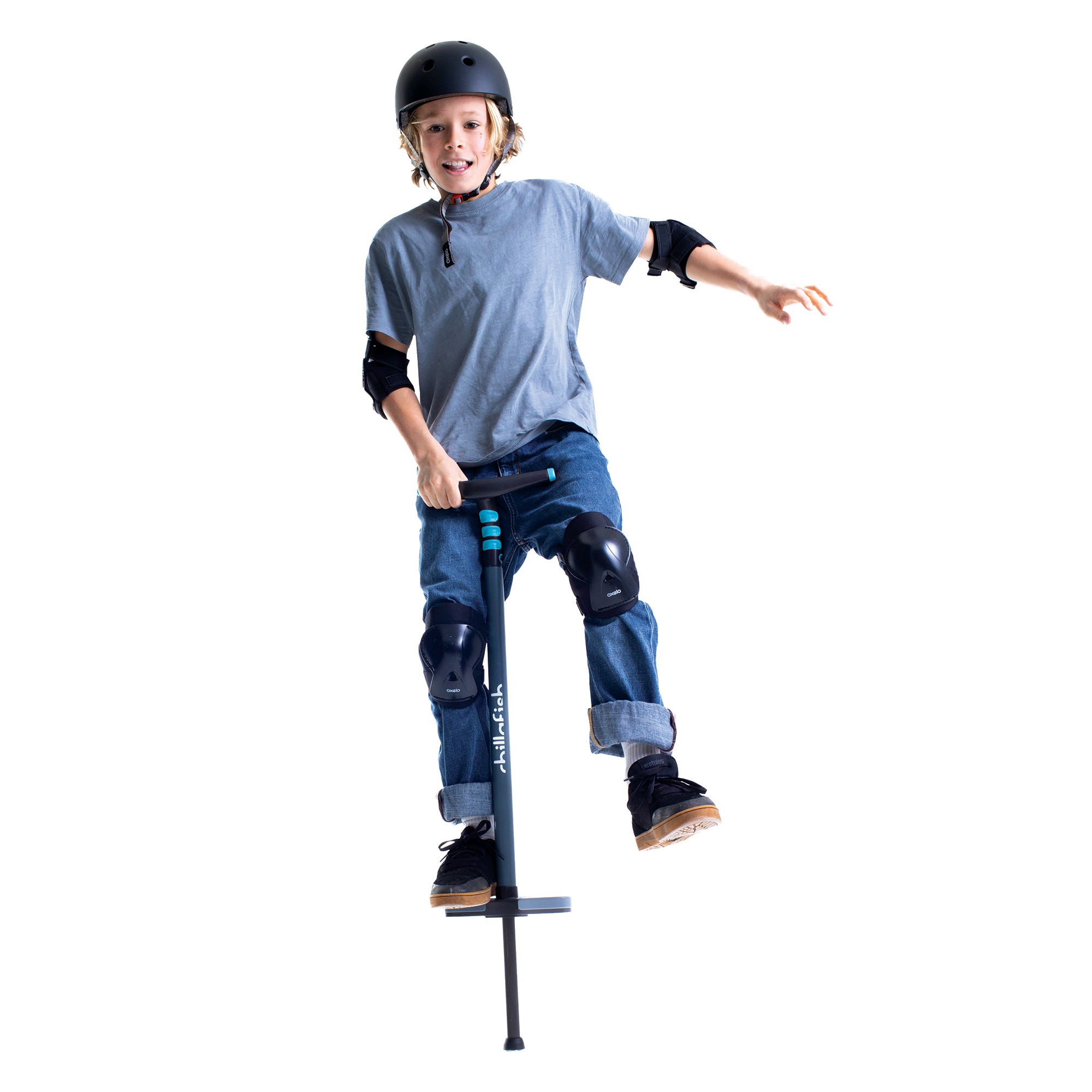 Pogo Stick - Mavi Çocuk