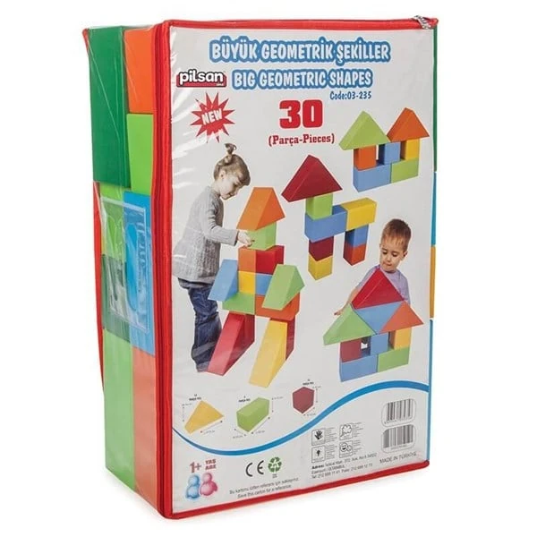 Büyük Geometrik Şekiller 30 Parça