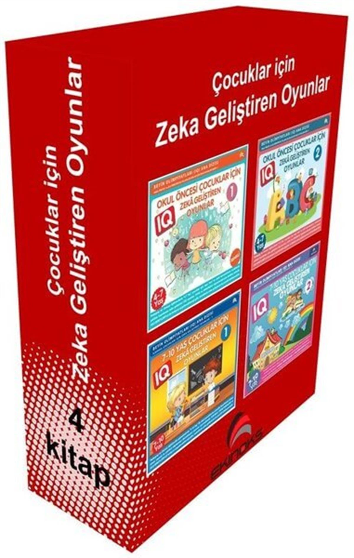 Çocuklar İçin Zeka Geliştiren Oyunlar 4 Kitap