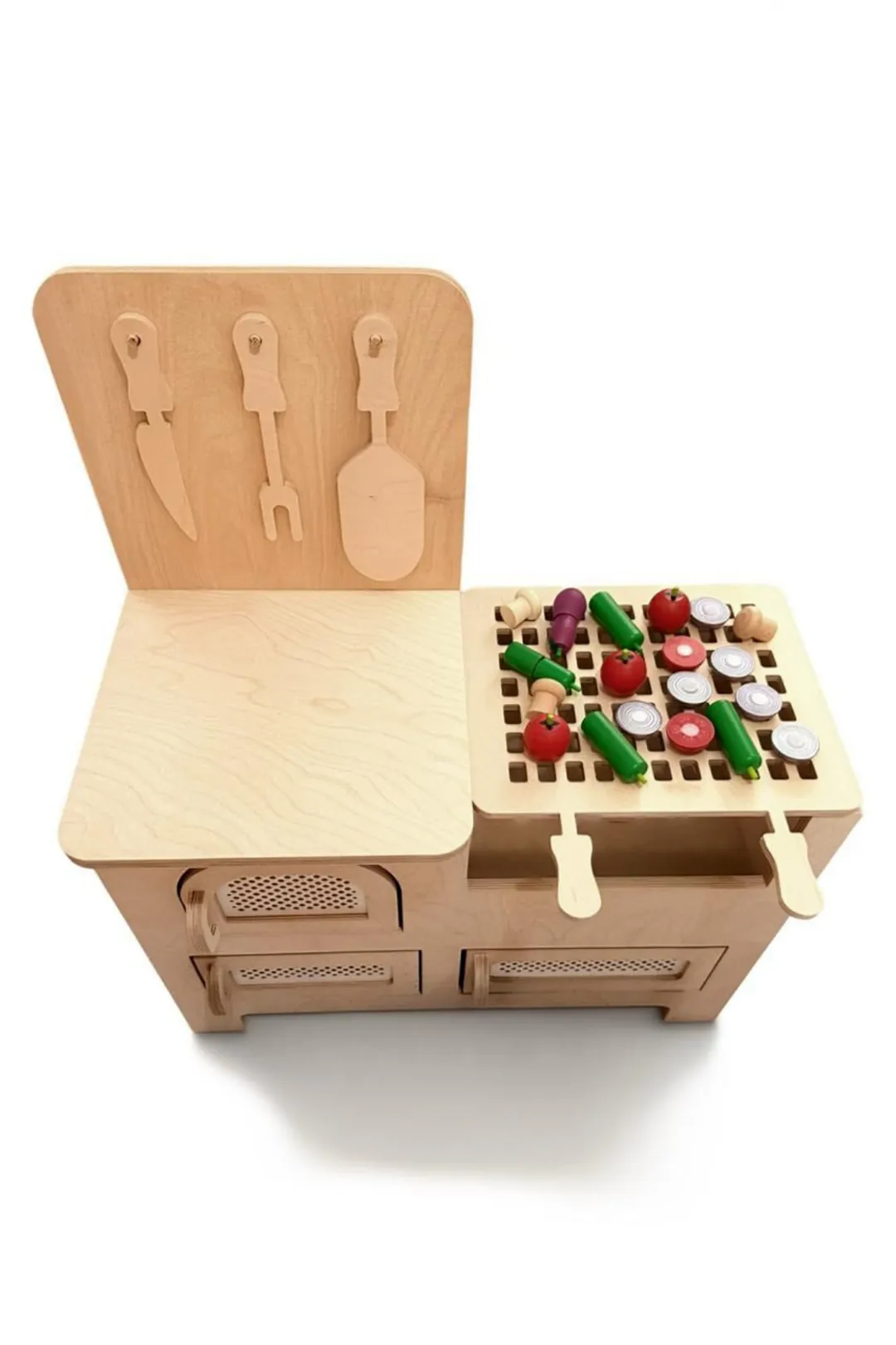 Ahşap Barbekü Mutfak