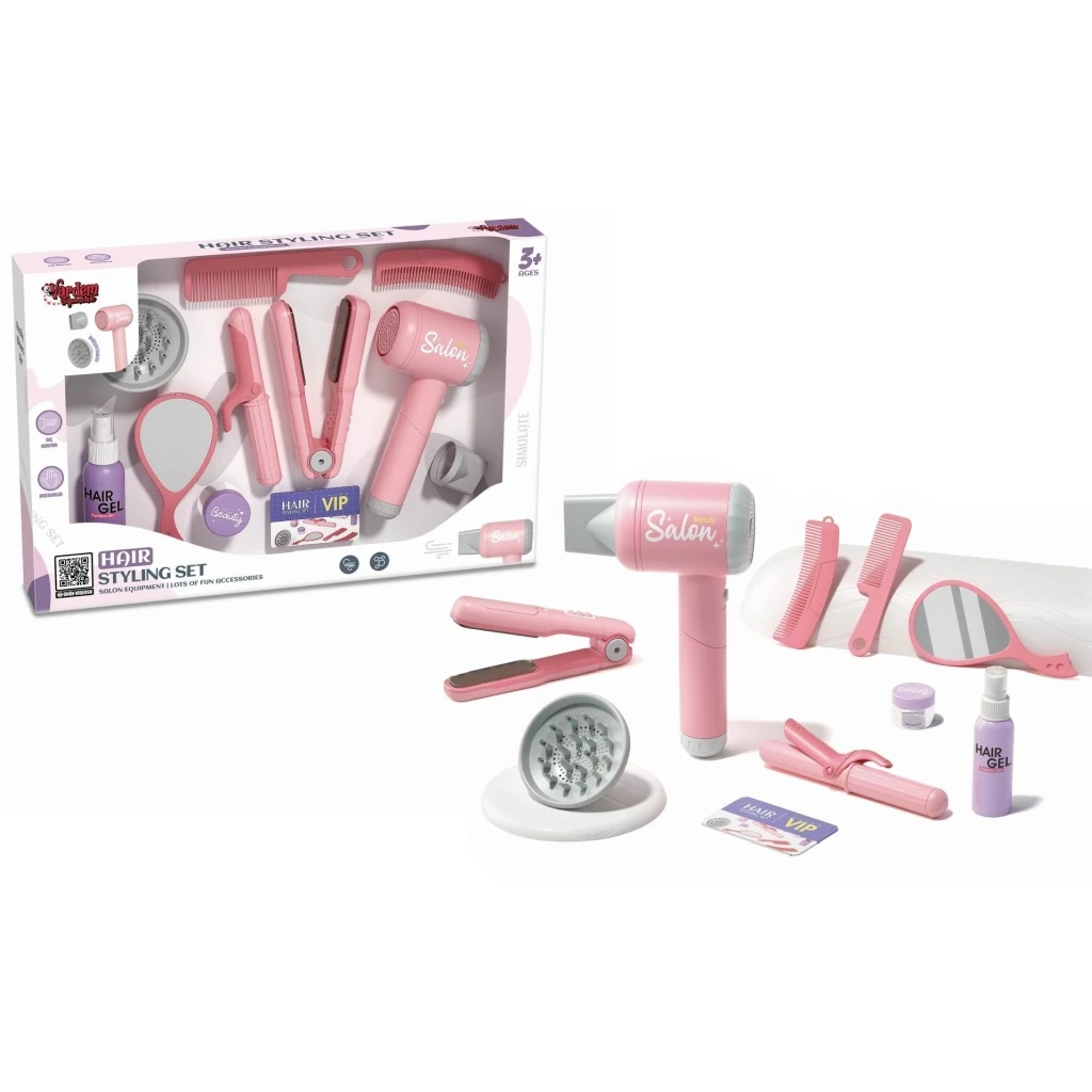Sesli Işıklı Kuaför Seti