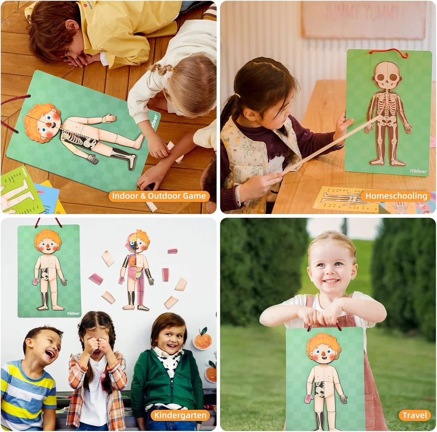 Body Magnet Eğitici İnsan Vücudu Oyun Seti 90 Parça