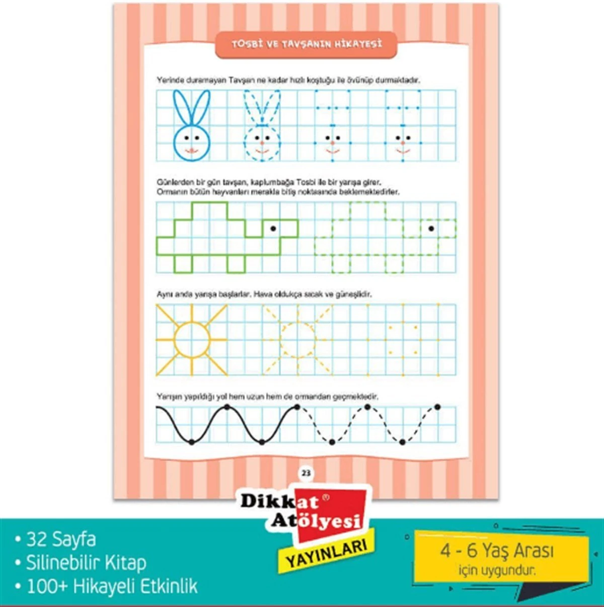 100 Etkinlikte İnce Motor Gelişimi (Hikaye Anlatımlı)