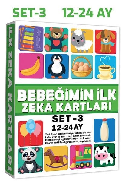 Bebeğimin Zeka Kartları 12-24 Ay