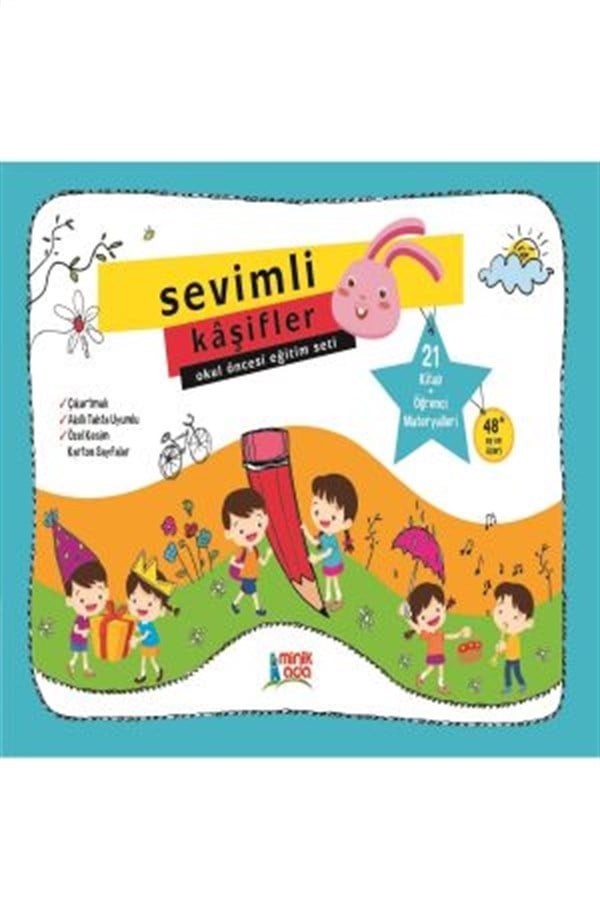 Sevimli Kaşifler – Okul Öncesi Eğitim Seti 21 Kitap