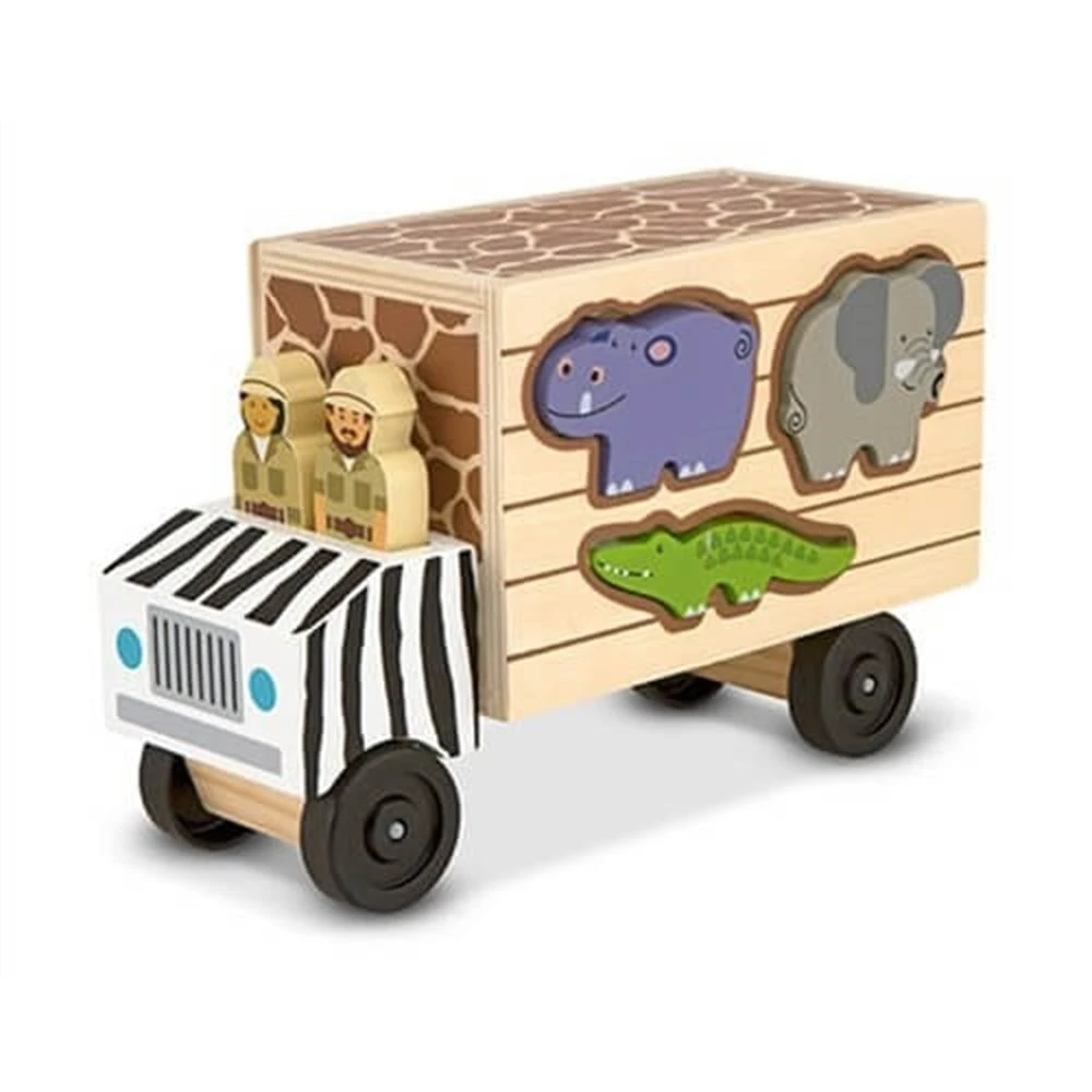 Ahşap Kamyon - Hayvan Kurtarıcıları - Şekil Bulmaca
