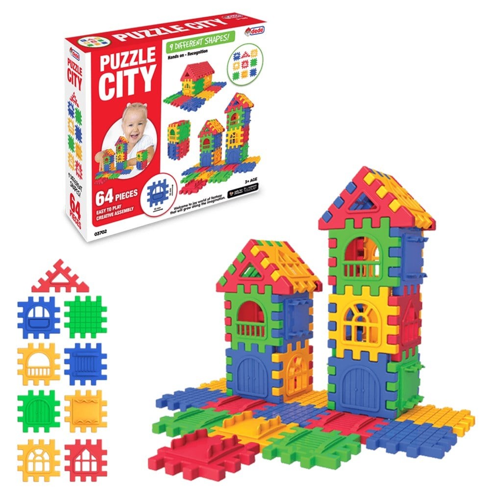 Puzzle City 64 Parça 