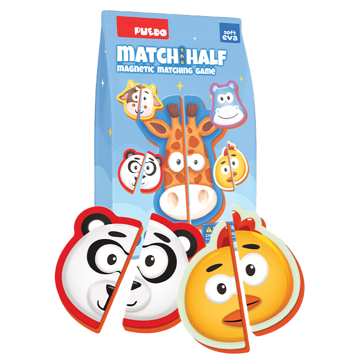  Manyetik Eşleştirme Oyunu - Match The Half