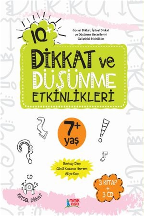 IQ+ Dikkat ve Düşünme Etkinlikleri 7 Yaş