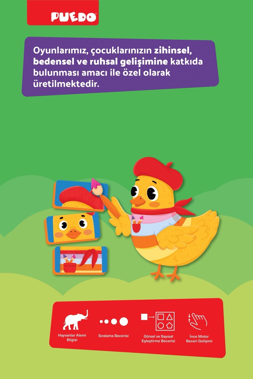 Manyetik Puzzle - Funny Faces (Sevimli Suratlar)