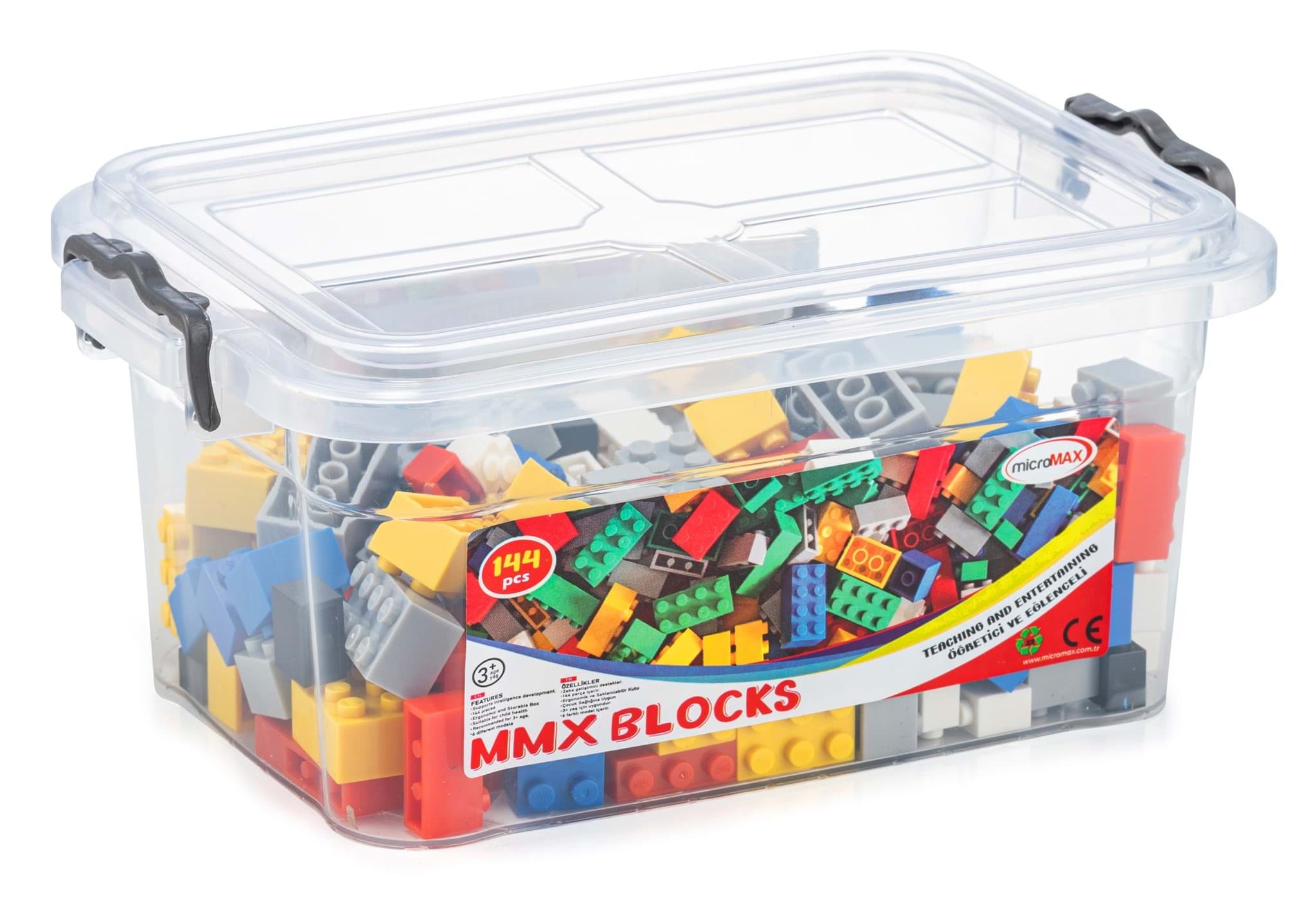 Lego Blok 144 Parça (Saklama Kabı)