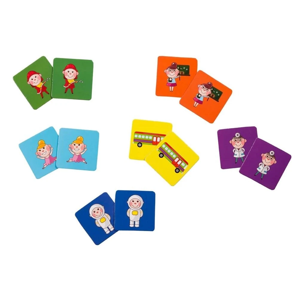 Eola Hafıza Kartları - Meslekler & Taşıtlar 3-6 Yaş