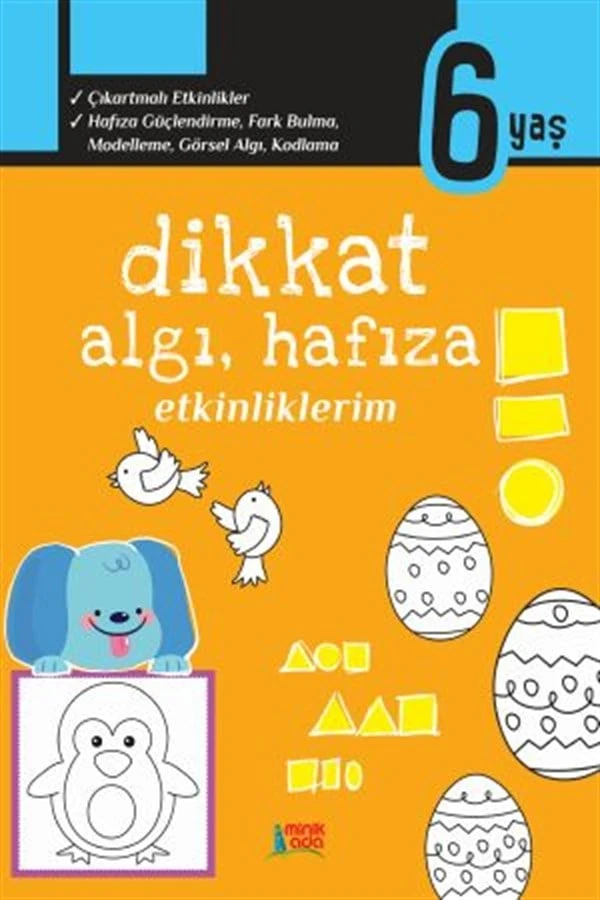 Dikkat Algı, Hafıza Etkinliklerim – 6 yaş